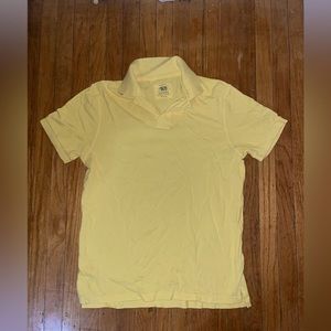 J. Crew Pique Polo Yellow Medium